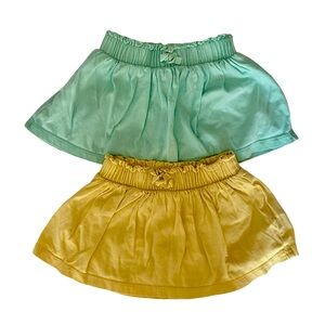 Gap Bundle of 2 Organic Cotton Skorts - Size 2T